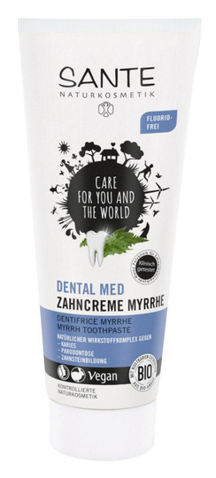 Sante Dental Med Tandkräm Myrra, 75ml