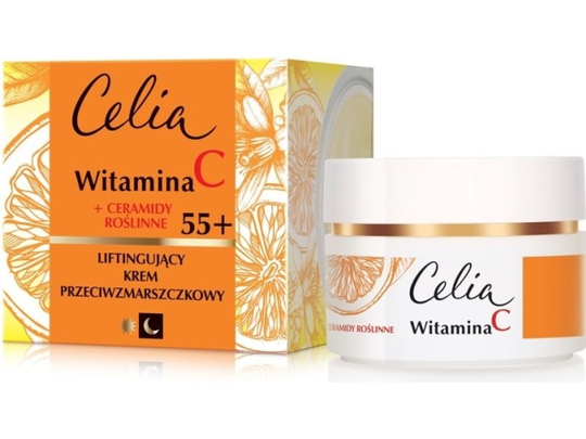 Celia Celia Vitamin C 55+ Lifting anti-wrinkle day and night cream 50ml