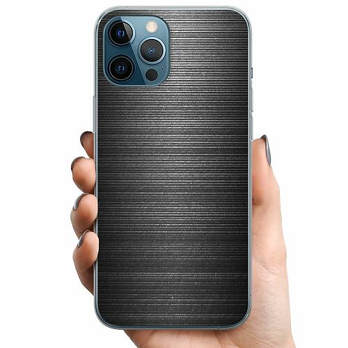 iPhone 12 Pro Max TPU Mobilskal Brushed Metal