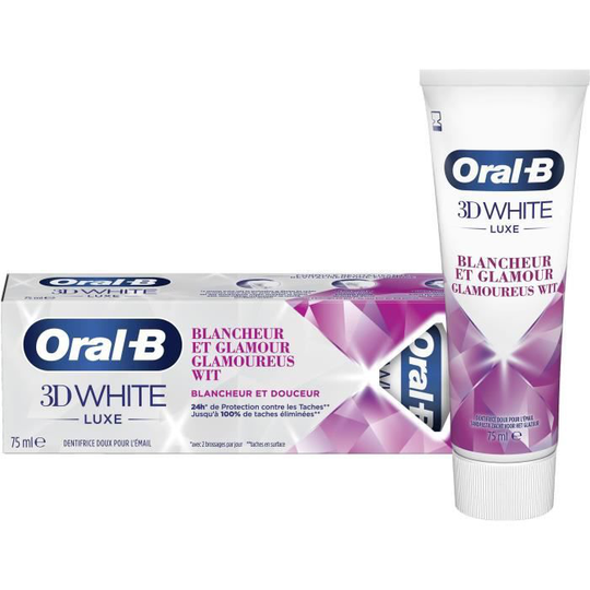 ORAL-B Whiteness and Glamour Tandkräm - 75 ml
