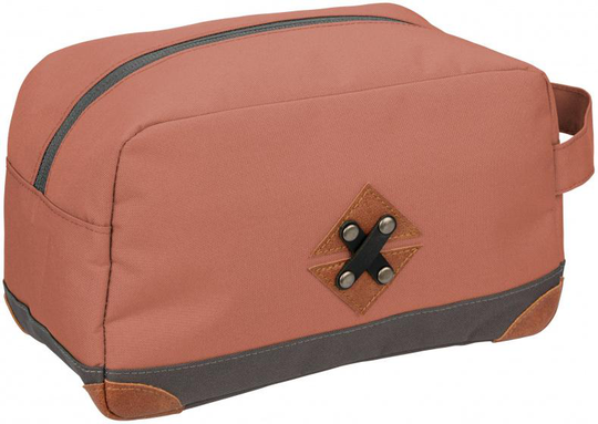 necessär klassisk box 22 x 10,5 cm polyesterrosa