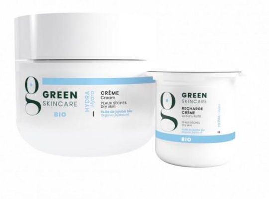 dagkrämburk + påfyllning Hydra damer 100 ml vit