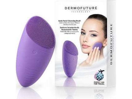 Dermofuture Technology Sonic facial cleansing brush purple (634397)