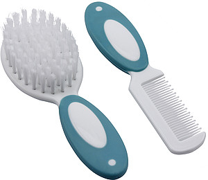 Olympia BS 868, Brush & comb, Turkos, Vit, Pojke/flicka, 2 styck