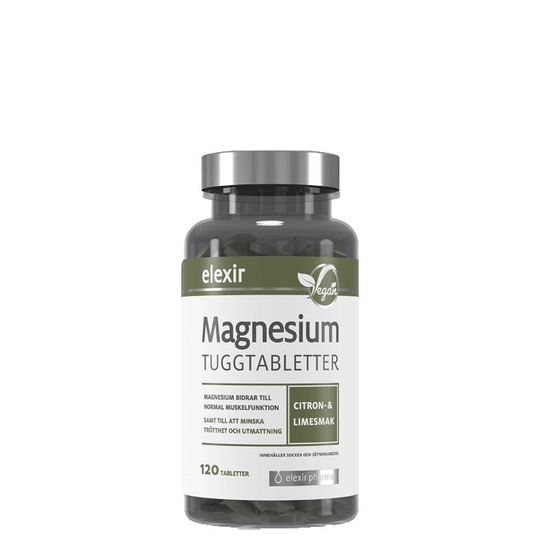 Magnesium Tuggtabletter, 120 tabletter