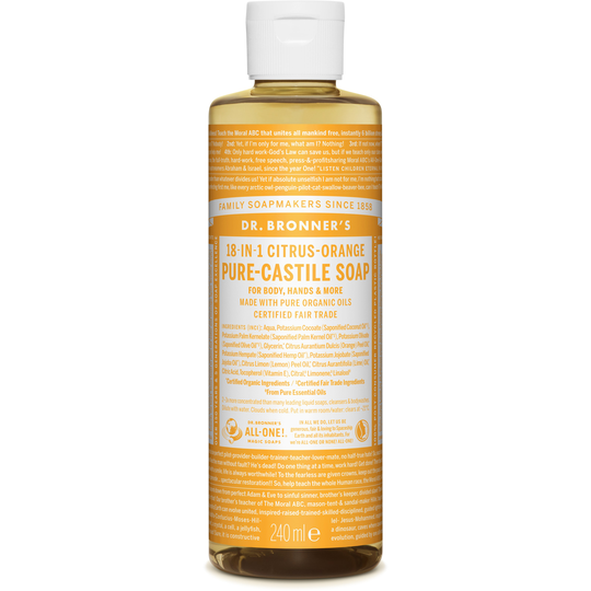 Dr.Bronner's Liquid Soaps Citrus- Orange 236 ml
