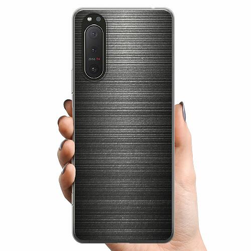 Sony Xperia 5 II TPU Mobilskal Brushed Metal