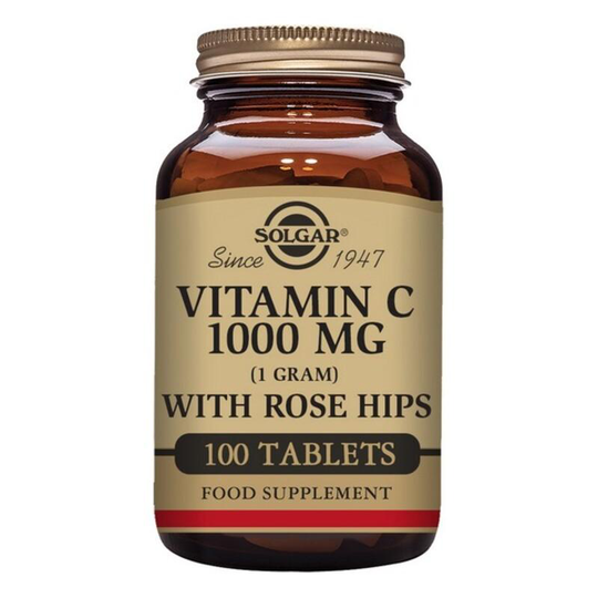 Nypon + Vitamin C med nypon Solgar 1000 mg