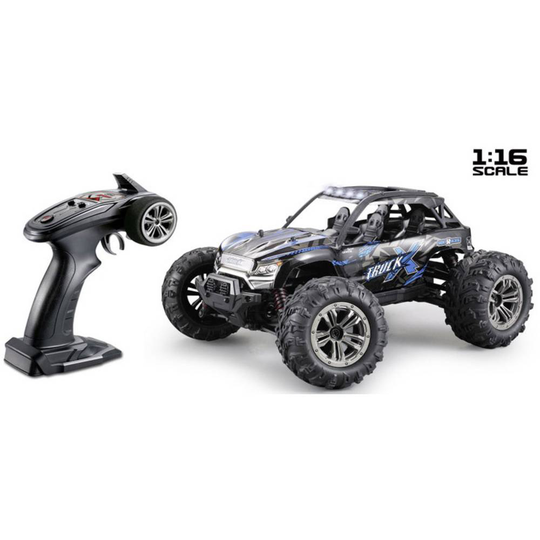Absima X Truck Svart, Blå Borst motor 1:16 RC modellbil Elektrisk Buggy Fyrhjulsdrift (4WD) RtR 2,4 GHz inkl. batteri o