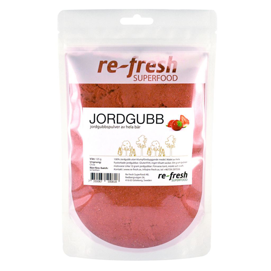 Re-fresh Superfood Jordgubb Superfood 125 g