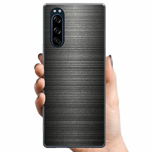 Sony Xperia 5 TPU Mobilskal Brushed Metal