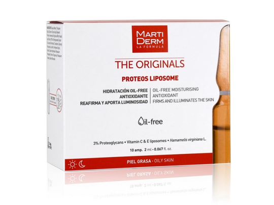 Martiderm Veido odos serumas - ampules su vitamins C ir E MartiDerm The Originals Proteos Liposome 10x2 ml