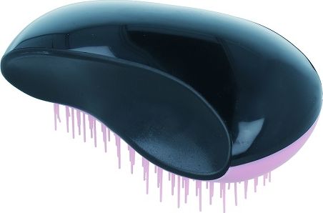Twish TWISH_Spiky Hair Brush Model 1 hairbrush Black & amp; Light Pink