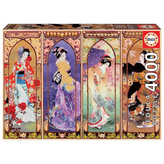 Pussel - 4000 bitar japansk collage