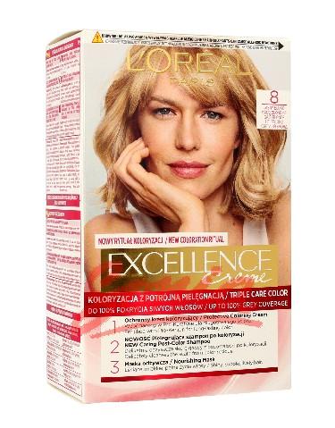 L'Oreal Excellence Creme cream coloring 8 Light Blonde 1op.