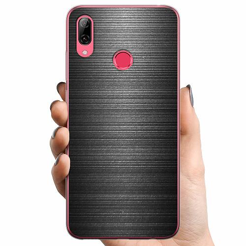 Huawei Y7 2019 TPU Mobilskal Brushed Metal
