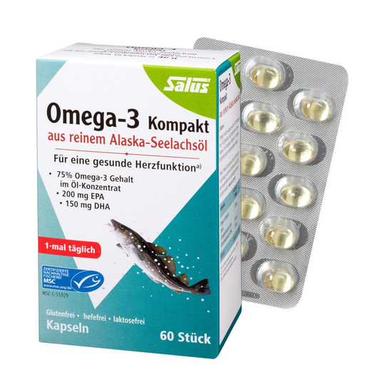 Salus Omega-3 Compact Capsule 60 Kps, 46g