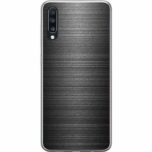 Samsung Galaxy A70 Mjukt skal - Brushed Metal