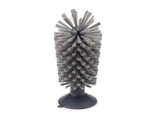 Brush-up In-sink Brush - Ø8 cm h 16 cm - PP-TPR-Nylon - Grå