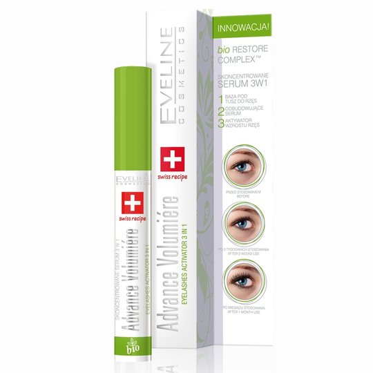 Eveline Eyeserum Advance Volumiere Eyelashes Activator 3in1