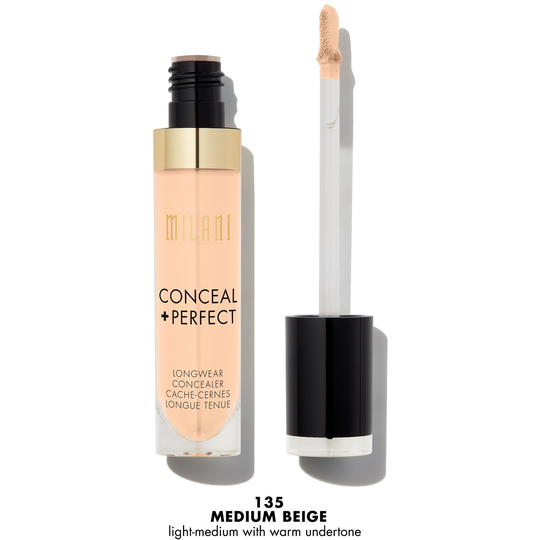 Milani Conceal + Perfect Longwear Concealer Medium Beige