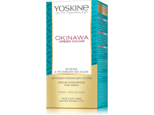 YOSKINE_Okinawa Green Caviar Japanese double caviar serum face and eye area lifting cream 30ml