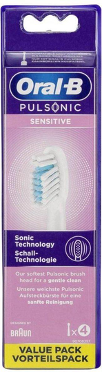 Braun Oral-B Tandborsthuvuden Pulsonic Sensitive 4 st.