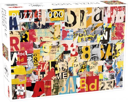 Pussel poster collage 1000 bitar