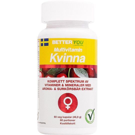 Multivitamin Kvinna, Better You Kosttillskott