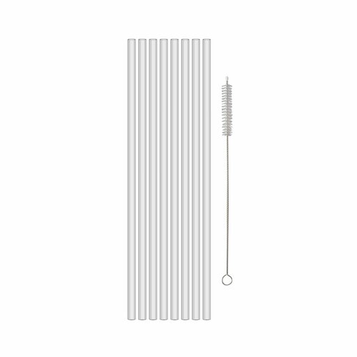 CHEERS Sugrör 27cm 8-pack inkl Borste