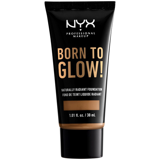 NYX PROFESSIONAL MAKEUP Born To Glow Naturally Radiant Foundation Nutm
