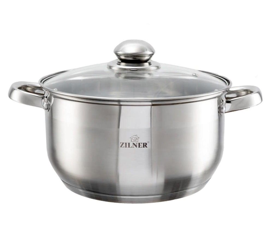 Stålkruka 6.1L 24cm Botten 9 Layered Zilner ZL-7307