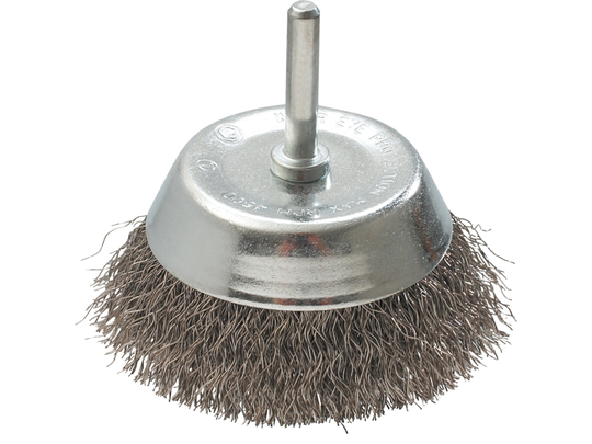 Graphite Wire butt brush with 75mm INOX shank - 57H600