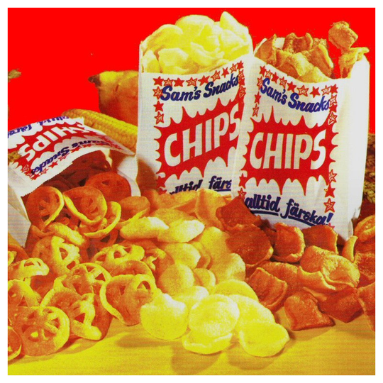 Varma Chips, 960 gram med krydda, vegetariska (välj sort)