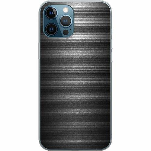 iPhone 12 Pro Mjukt skal - Brushed Metal