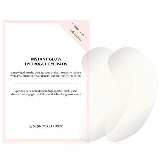 Instant Glow Hydrogel Eye Pads, Wonderstripes Ögon