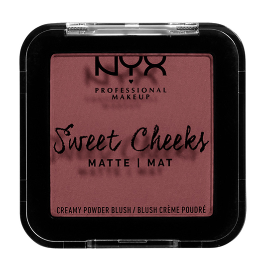 NYX Professional Makeup Sweet Cheeks Creamy Powder Blush Matte Fig