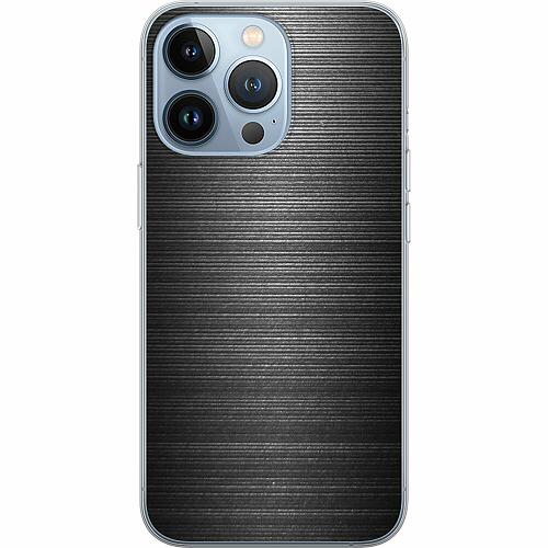 iPhone 13 Pro Genomskinligt Skal Brushed Metal