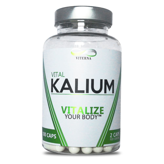 Kalium, 100 caps, Kosttillskott