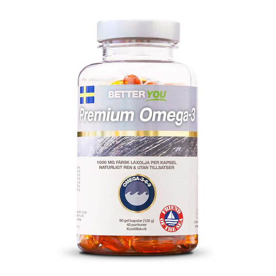 Premium Omega-3, 90 caps, Omega-3 & Fettsyror