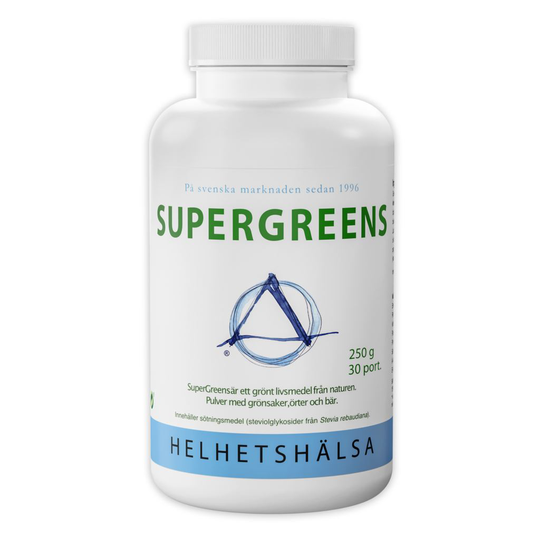 Helhetshälsa Supergreens & Mjölksyrabakterier 250 g