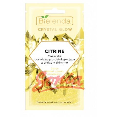 Bielenda Crystal Glöd avgifta mask uppfriskande Citrin 8g