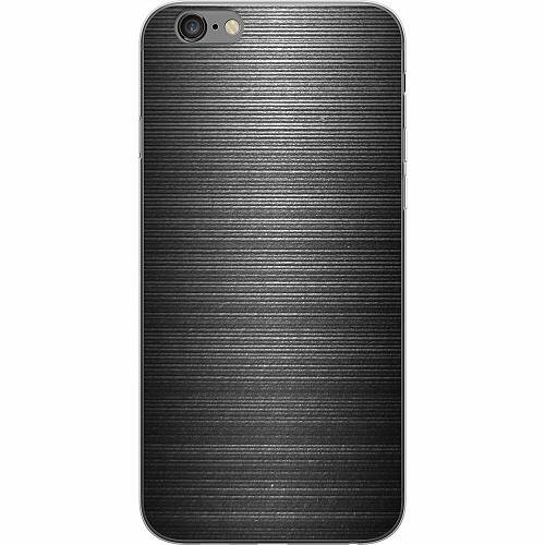 iPhone 6 Plus Genomskinligt Skal Brushed Metal