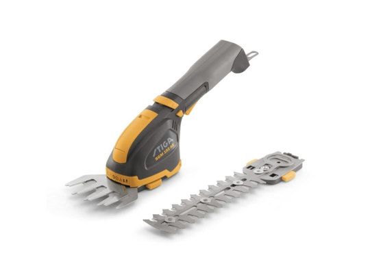Stiga SGM 102 AE, 2-in-1 Brush cutter & String trimmer, 18 cm, Svart, Grå, Gul, 83 dB, 86 dB, 73 dB