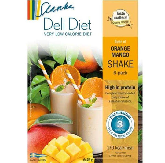 Slanka Apelsin Mango Shake 6-pack. Viktnedgång Banta