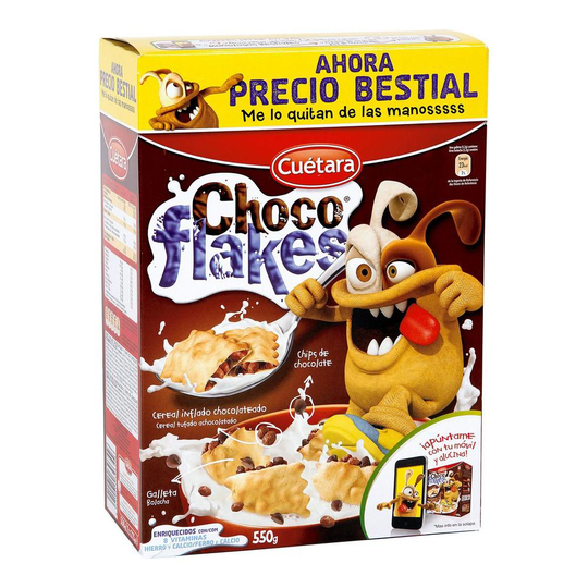 Flingor Cuetara Choco Flakes (550 g)