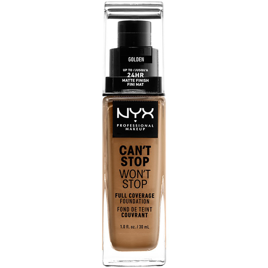 NYX PROFESSIONAL MAKEUP Can't Stop Won't Stop Foundation Golden