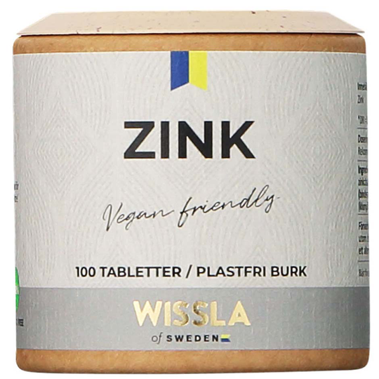 Zink, 100 kapslar Wissla of Sweden Kosttillskott