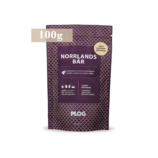 PLOG Norrlandsbär, 100g pulver