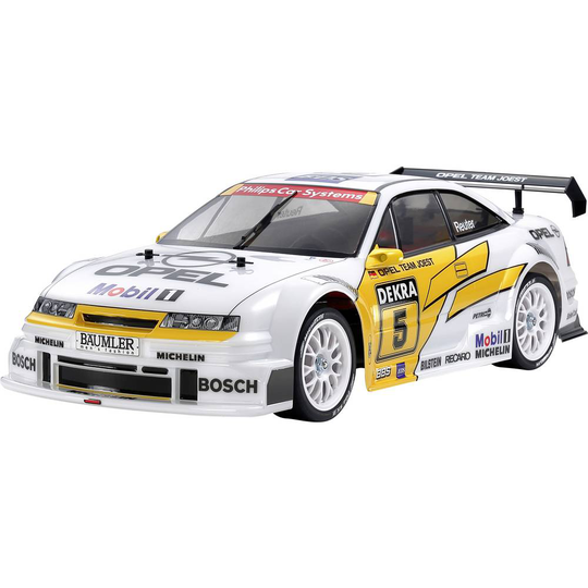 Tamiya RC Opel Calibra V6 (TA02) 4WD Borst motor 1:10 RC modellbil Elektrisk Touringbil Byggsats